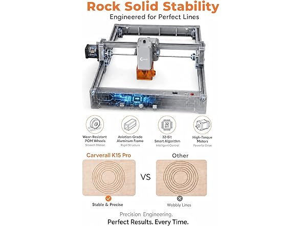 Carverall BC1372026054342 K15 Pro 5W laser engraver