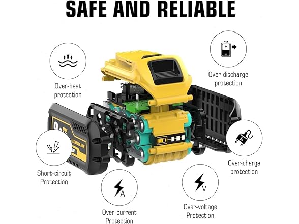 DEWALT 20V/60V MAX 9.0Ah Replace for DCB612 DCB609