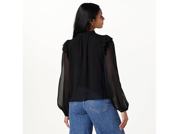 The Drop Women Feme Romantic Ruffle Blouse