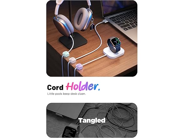 8 Pack Cord Holder Cord Organizer Clasp