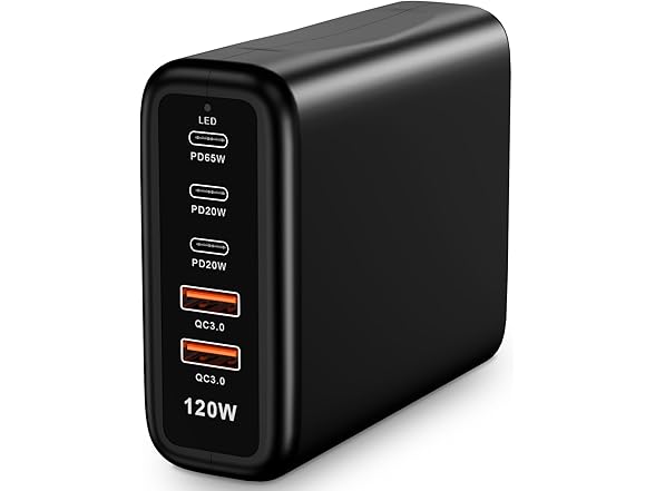 YCYD-LTC USB C Charging Station 120W
