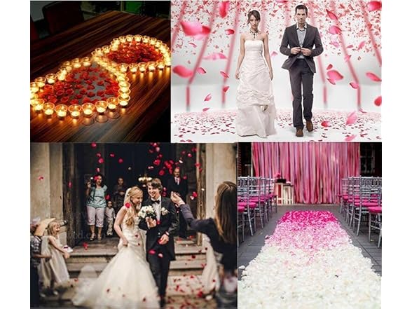 SIWEN Artificial Rose Flower Petals