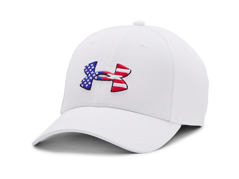 Under Armour 1362236 S-M UA Men's Freedom Blitzing Hat Whi
