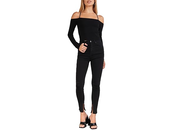 Forever 21 (L) Off-the-Shoulder Cropped Sweater
