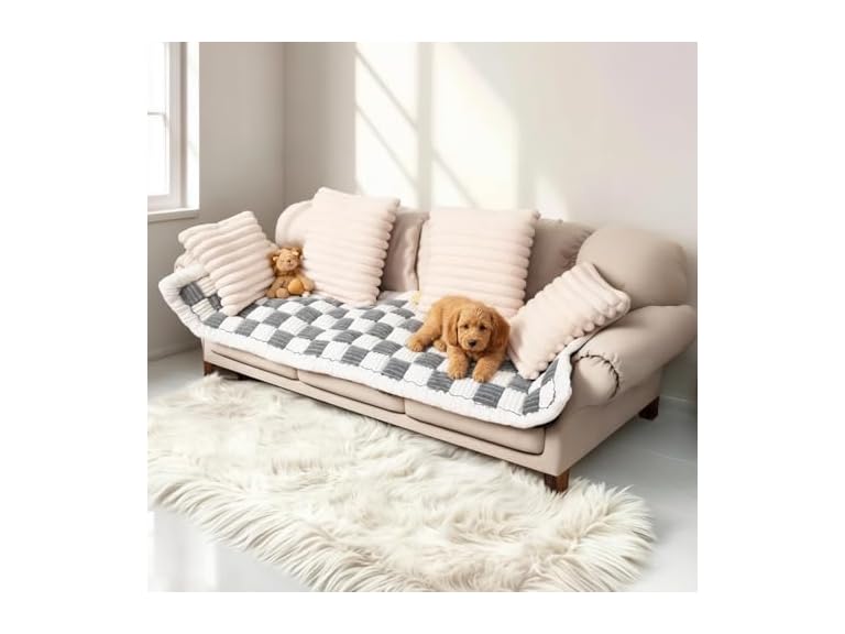 PulseFay BC078125050014 funny fuzzy pet couch cover fo