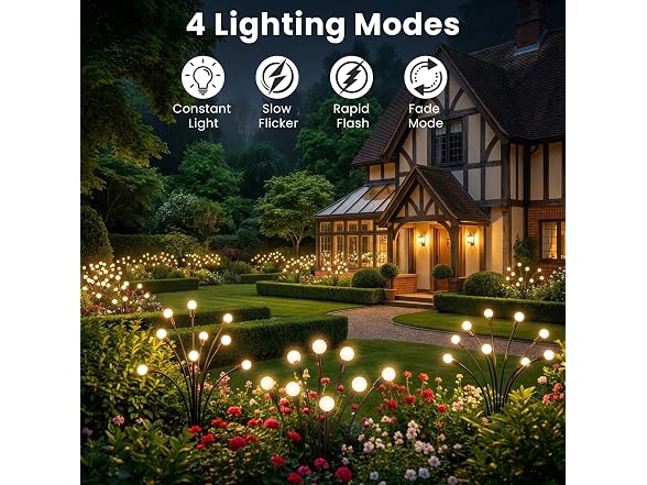 Uzexfio Solar Firefly Lights
