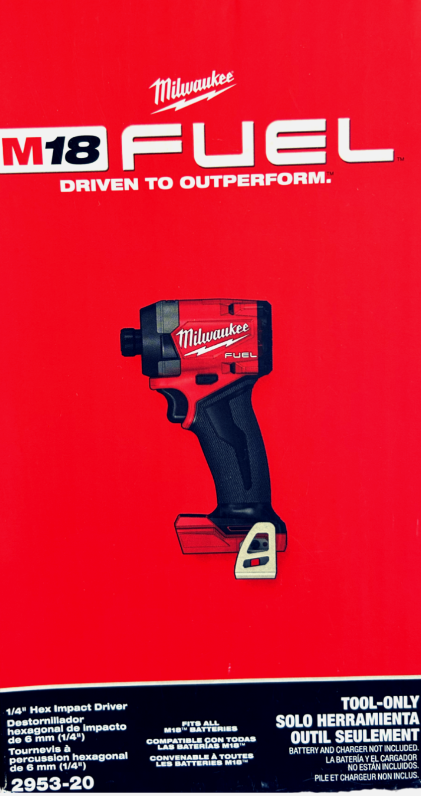 Milwaukee 2953-20 18V 1/4" Hex Impact Driver - Gallery 2