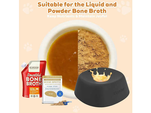 Slow Feeder Dog Bowl for Liquid Treats