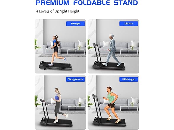 Walking Pad Treadmill with Incline