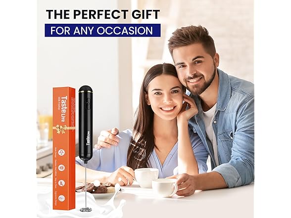 Tastelive Handheld Milk Frother-Black