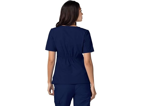 Adar Medical Uniforms Women (M) V-neck Scrub Top