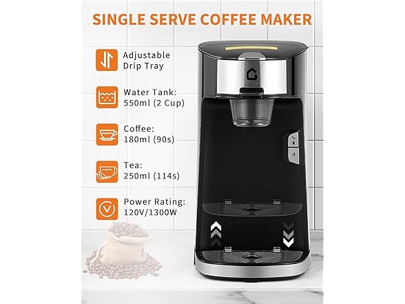 Takywep Single Serve Coffee Maker