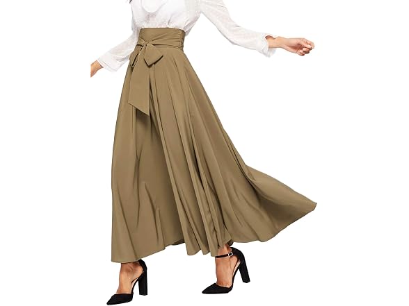 SweatyRocks Women (L) Elegant High Waist Skirts