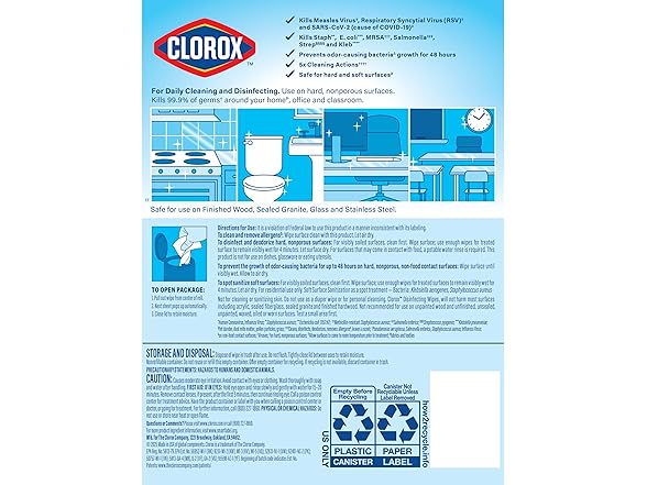 Clorox Disinfecting Wipes 75ct