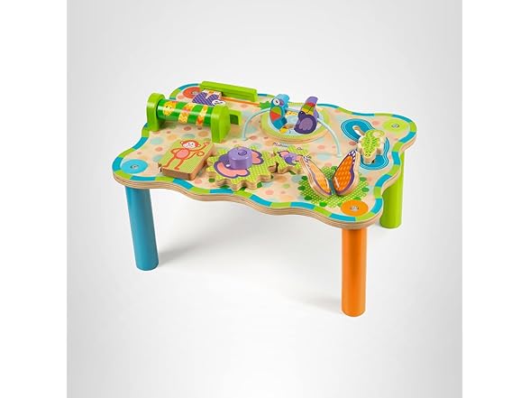 First Play Children’s Jungle Wooden Activity Table