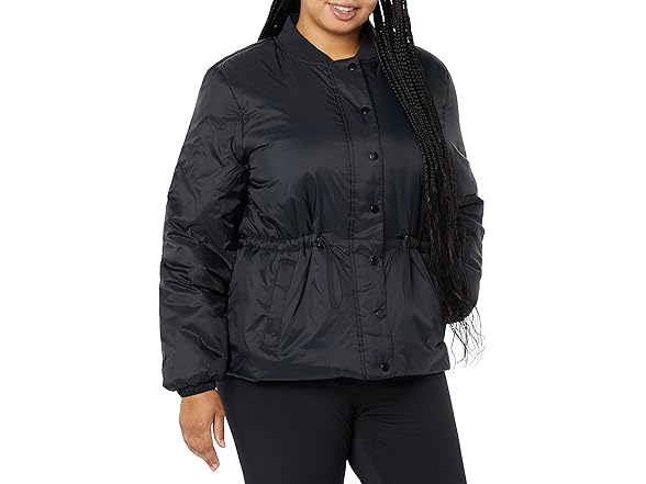 Amazon Essentials Women's Waist Bomber Jacket