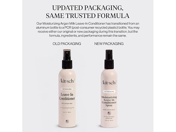 Kitsch Argan Milk Leave In Conditioner