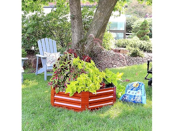 Sunnydaze 11.75" H Raised Metal Garden Bed