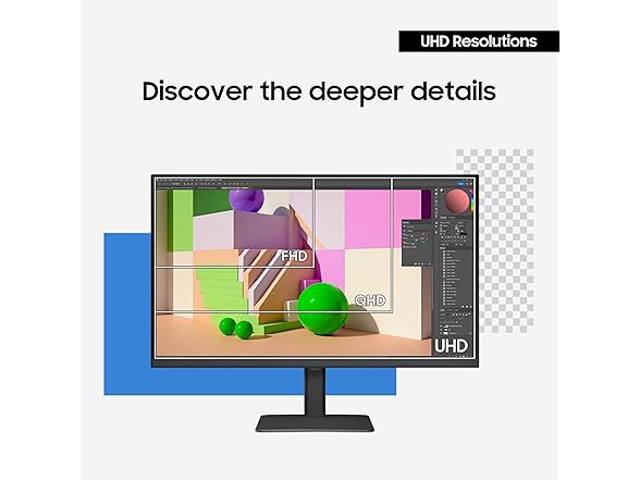 Samsung 32" UHD Monitor | LS32D808UBNXGO