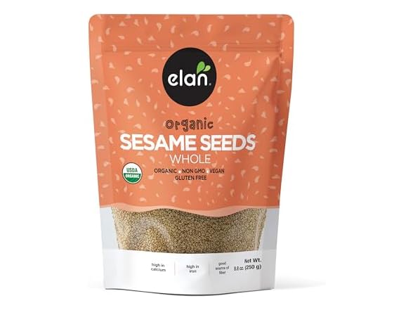 Elan Organic Sesame Seeds, Non-GMO, Vegan