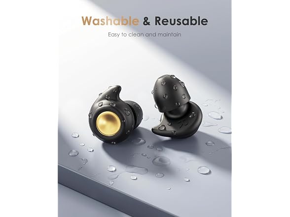 Quiet Ear Plugs with Keychain Case