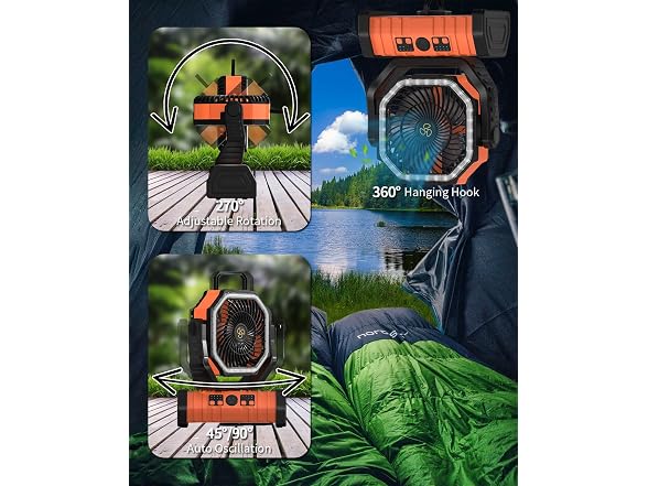ADUST Camping Fan 20000mAh Battery