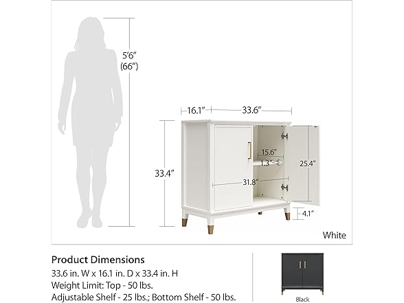 CosmoLiving Westerleigh Accent Cabinet