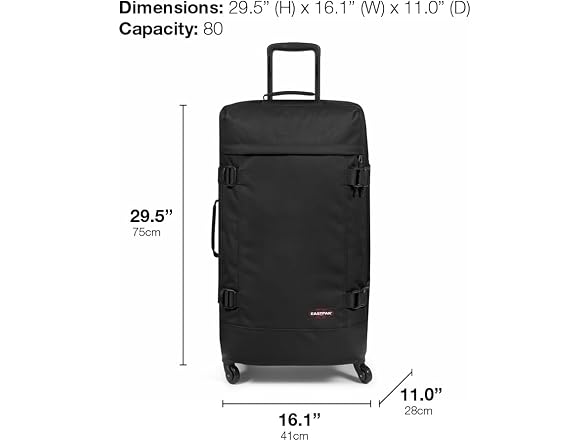 EASTPAK TRANS4 L – 80L Large Checked Luggage Bag