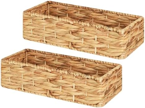 Set of 2 Wicker Storage Baskets
