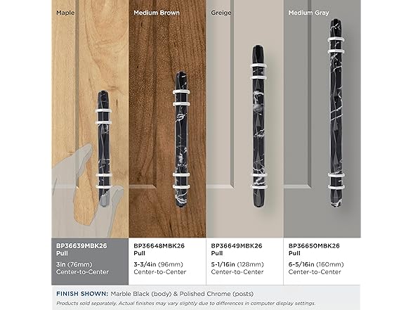 Amerock Carrione 3" Center-to-Center Cabinet Pull