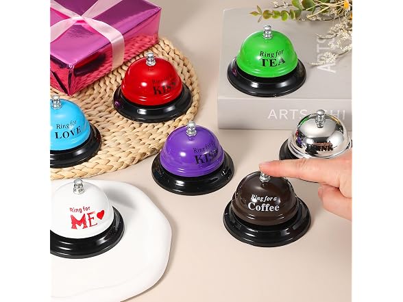 PATIKIL Desk Bell, 3.3" Service Call