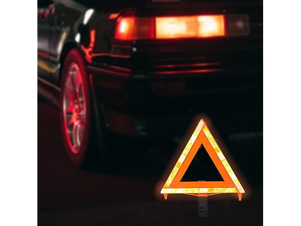 FATFOX Safety Triangles DOT Approved, 3 Pack