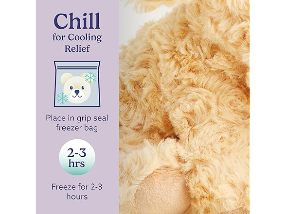 warmies Junior Microwavable & Weighted Golden Dog