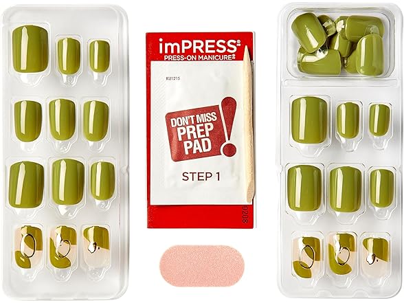 KISS imPRESS No Glue Mani Press On Nails 'Before Sunrise'