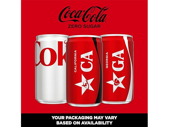 6PK Coke Zero Sugar Mini-Can 7.5 fl oz