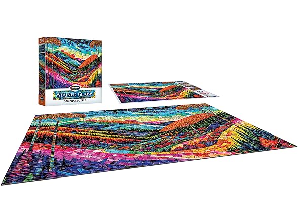 Stained Glass - Dreamland - 300 Piece Puzzle
