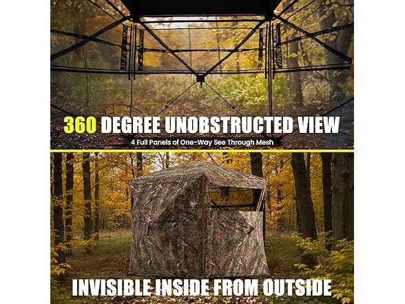 HUNTSEN See Through Hunting Blind
