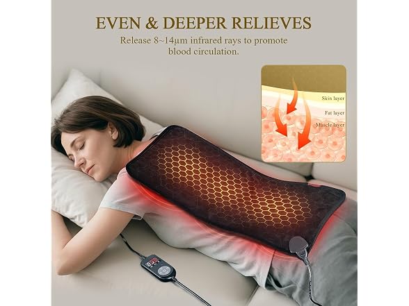 Fast-Heating Far Infrared Heating Pad