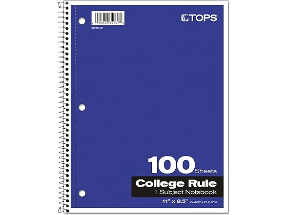 Oxford 1-Subject Notebooks