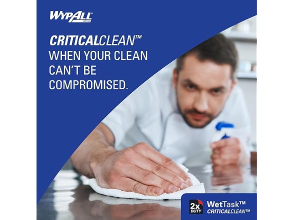 WypAll CriticalClean WetTask Wipes