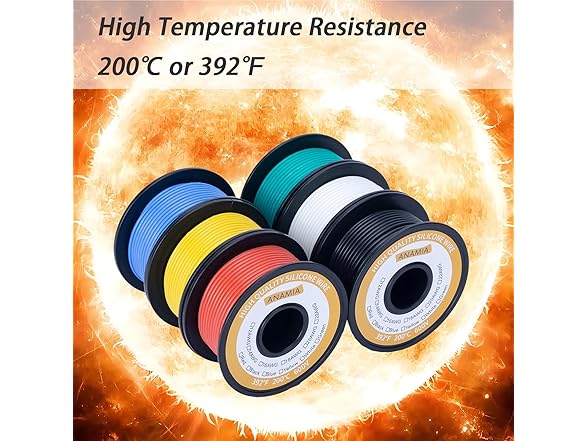 ANAMIA 22 AWG Silicone Stranded Copper