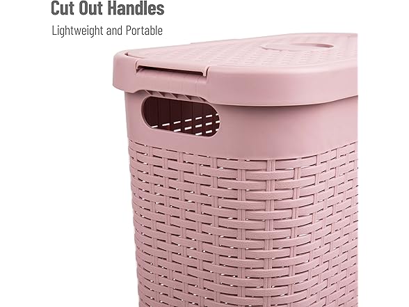 FH Group Mind Reader 40L Slim Laundry Hamper, Clo