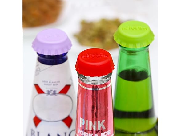 Jipaziy 12 Pcs Reusable Silicone Wine