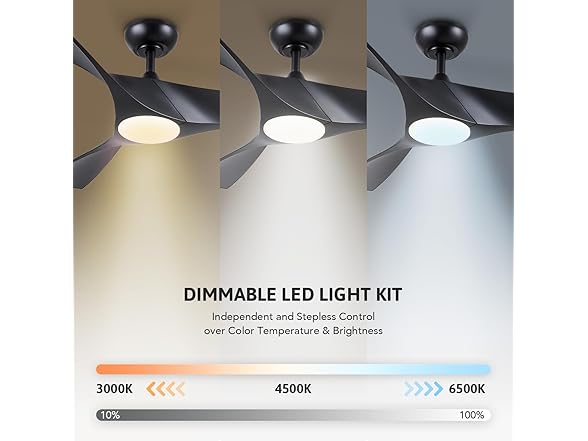 VONLUCE 52In Modern Ceiling Fan
