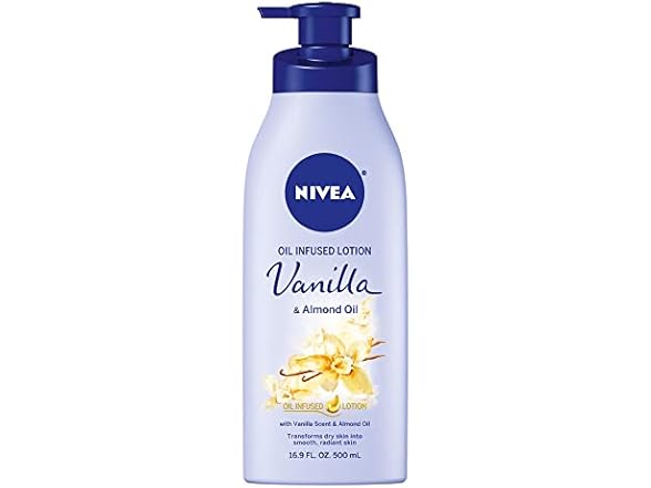 Nivea Lotion Oil Infused Vanilla Almond 16.9oz