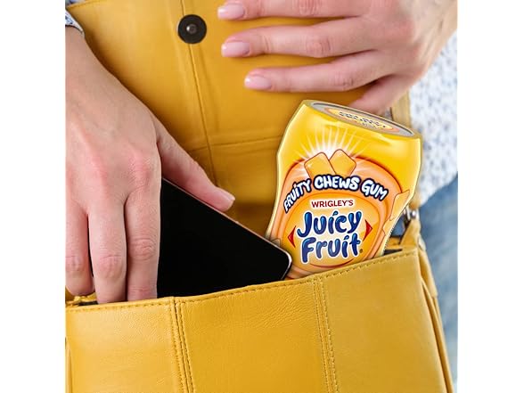 6PK JUICY FRUIT Gum Sugar-Free Chewing Gum