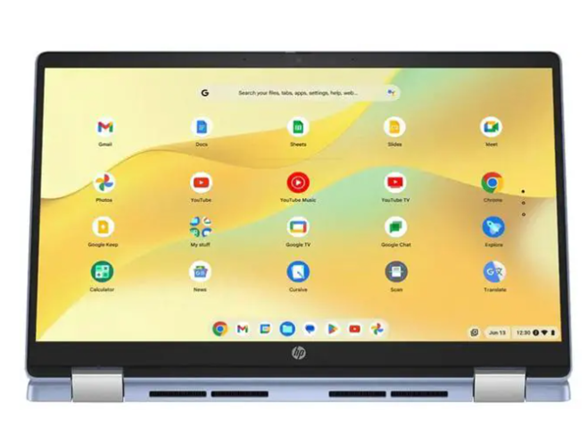 HP Chromebook x360 14" Touch N100 Laptop