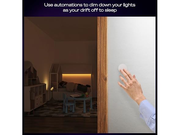 PHILIPS Hue Wireless Smart Light Switch Button, White, 1 Pk