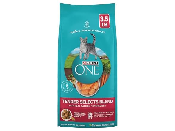 Purina ONE Natural Dry Cat Food, Tender Selects Bl