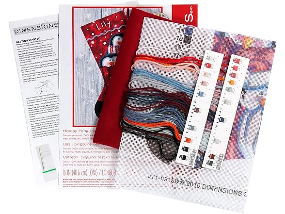 Dimensions Needlepoint Kit, 'Penguin